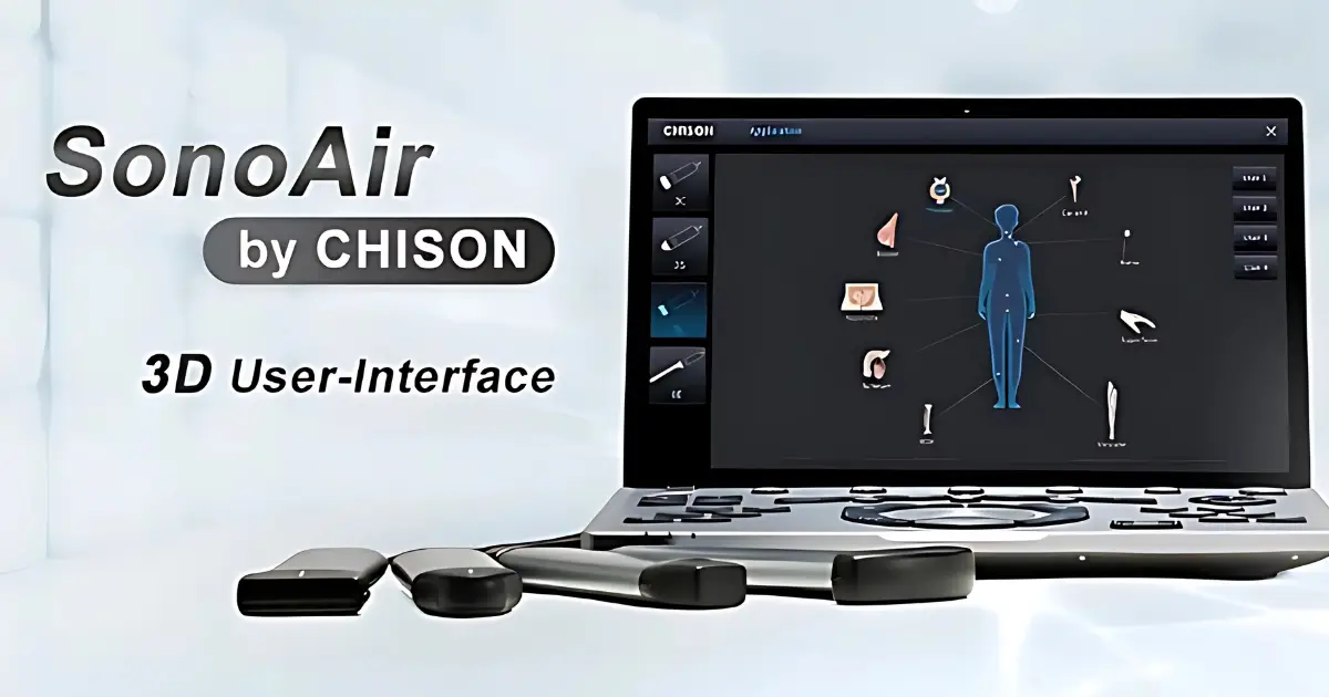 Chison unveiled SonoAir, the lightest portable ultrasound, at RSNA 2022 in Chicago, delivering cutting-edge imaging and unmatched point-of-care diagnostics.