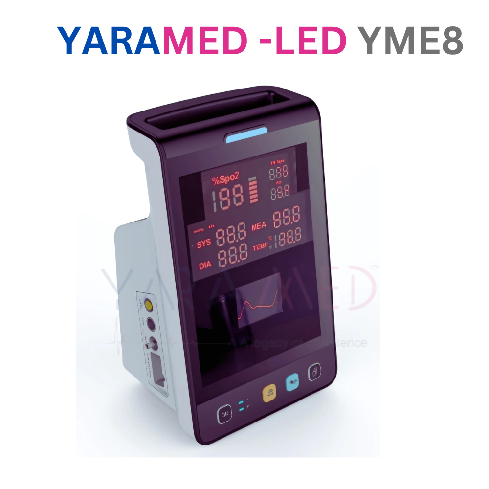 Yara Med Vital Sign Patient Monitor YM-E8 LED