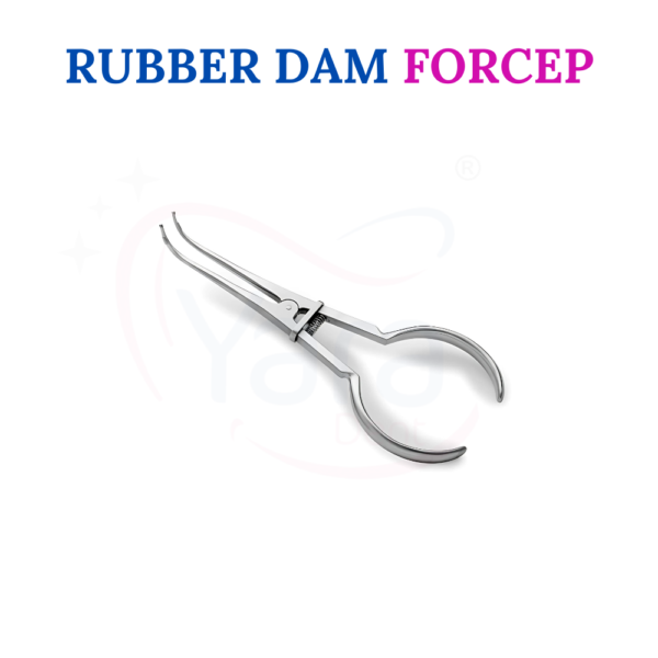 Yaradent rubber dam forcep