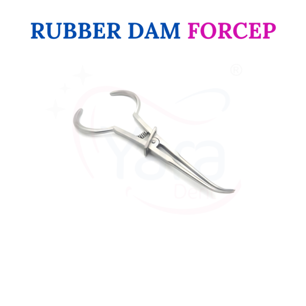 Yaradent rubber dam forcep