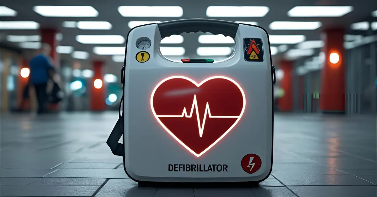 Cardiac arrest can strike without warning. AEDs give anyone the power to act fast and save a life with guided steps and a simple shock to the heart.
